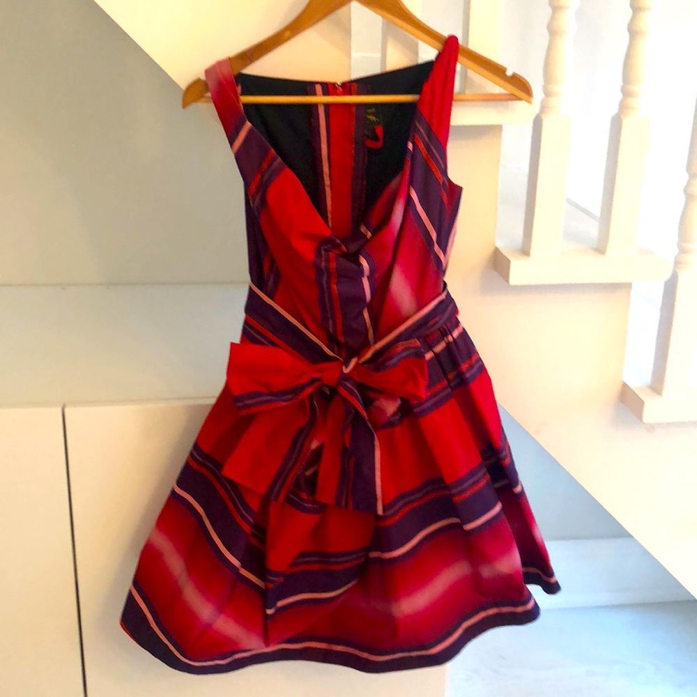VIVIENNE Westwood red plaid mini dress